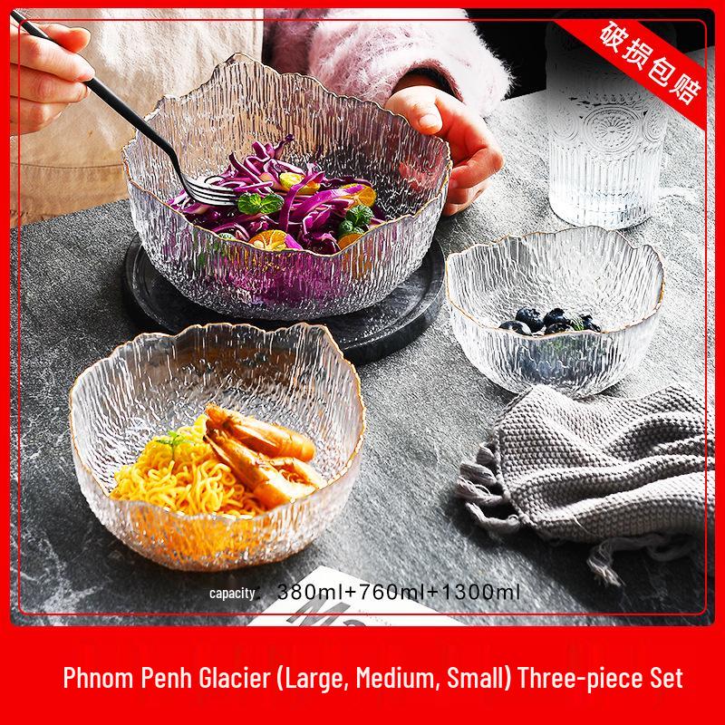 2024 Luxury Glass Fruit Plate for Living Room Coffee Table - Ideal for Snacks and Dried Fruits