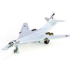 TU-160 Plane Model Toy Russia AirForce Tupolev TU-160 Diecast Alloy Aircraft Collectible Display Airplanes Sound and Light Model