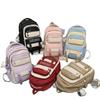 Schoolbag1011 New Large Capacity Casual Versatile Middle and High School Students Travel Lightweight Burden Reduction Ridge Backpack