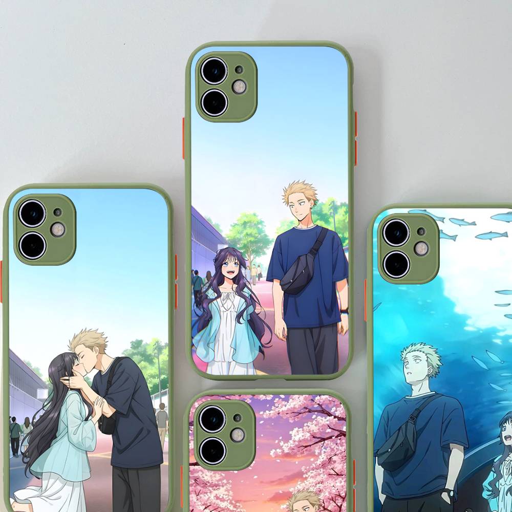 Anime Cute Kaoruko And Rintarou Phone Case For iPhone 16e 16 15 14 13 12 11 Pro Max X XS Max Plus Matte Clear