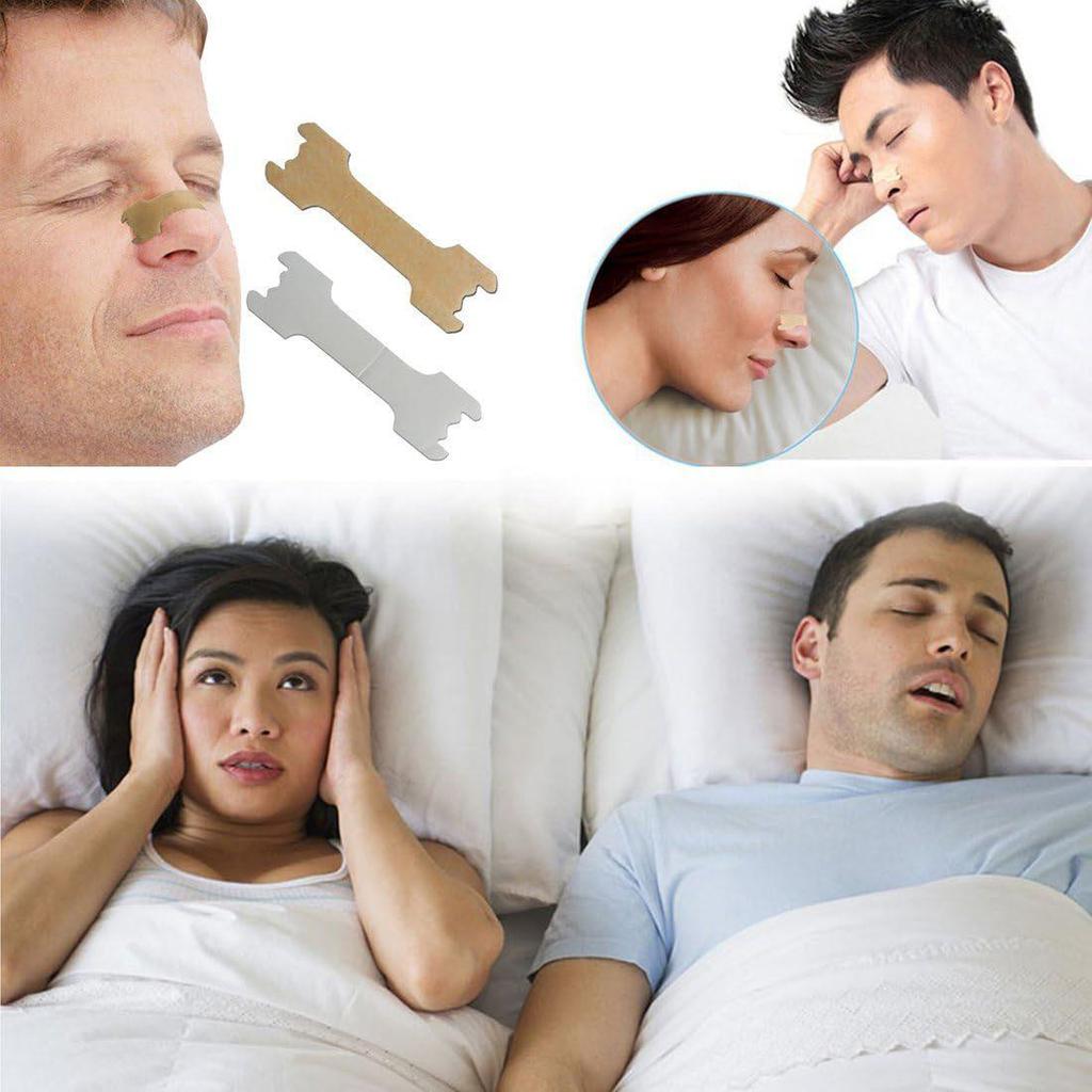 Breathable Anti-Snoring Nasal Strips for Congestion Relief - Large Size