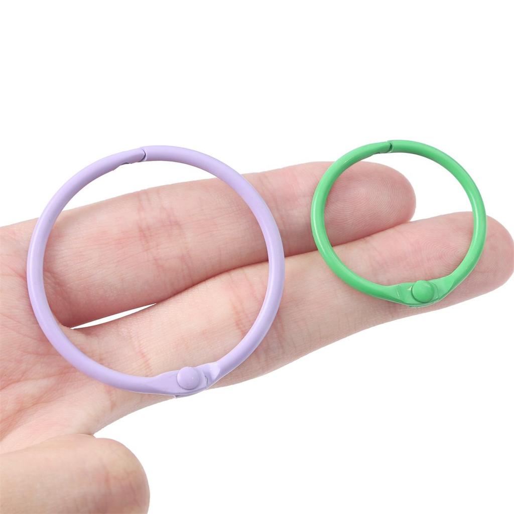 30/43mm Nøkkelring Fargerik Åpen Ring Spenne Nøkkelring Koblingslåser For DIY Smykkefremstillingsrekvisitter Nøkkelkjedetilbehør