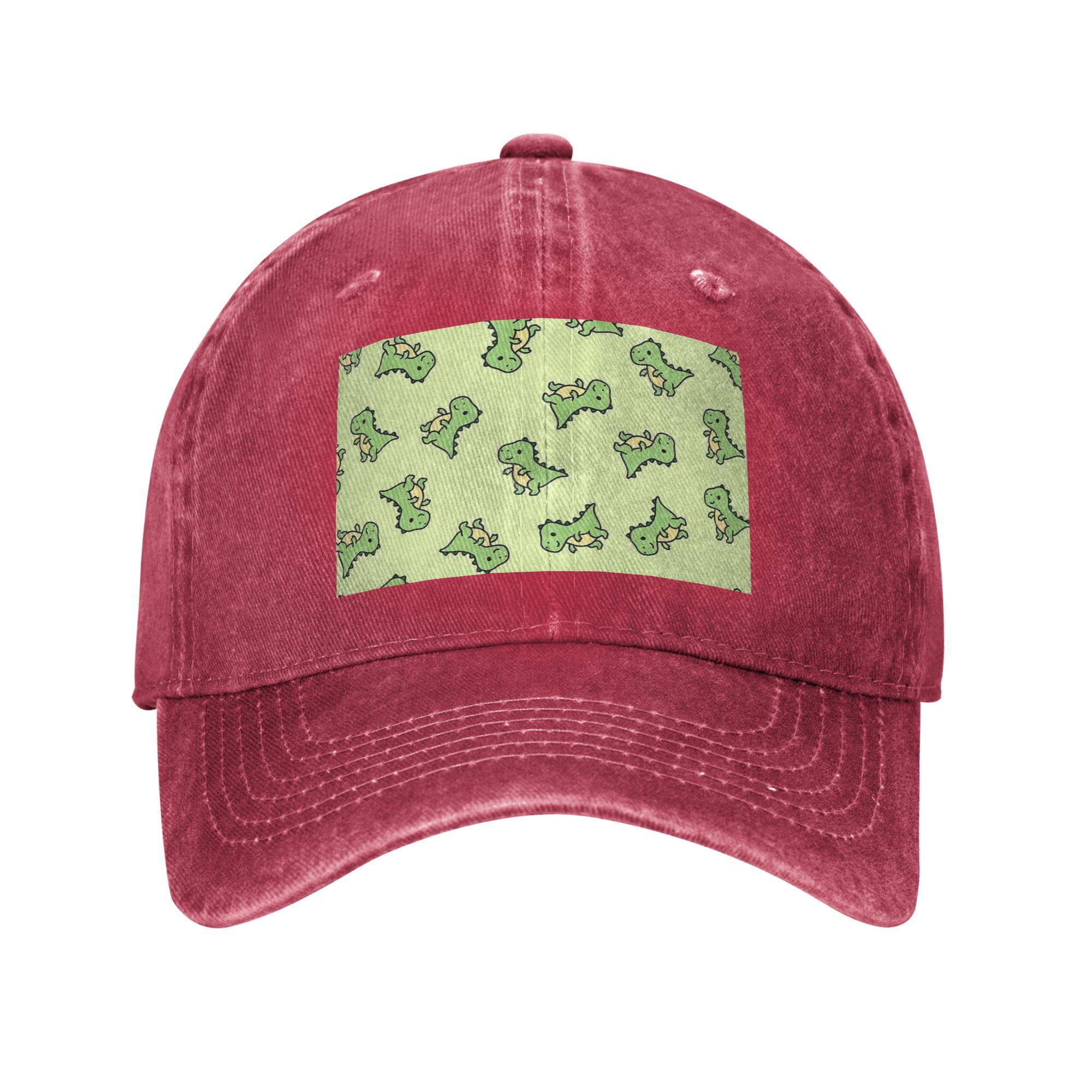 T Rex Denim Cap Casual Baseball Caps Adjustable Hat Summer Unisex Baseball Hats One Size
