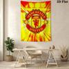 Fearless MUFC CrewWall Hanging Printed Fabric Blanket Decorative Tapestries for Bedroom Living Room Home Decor