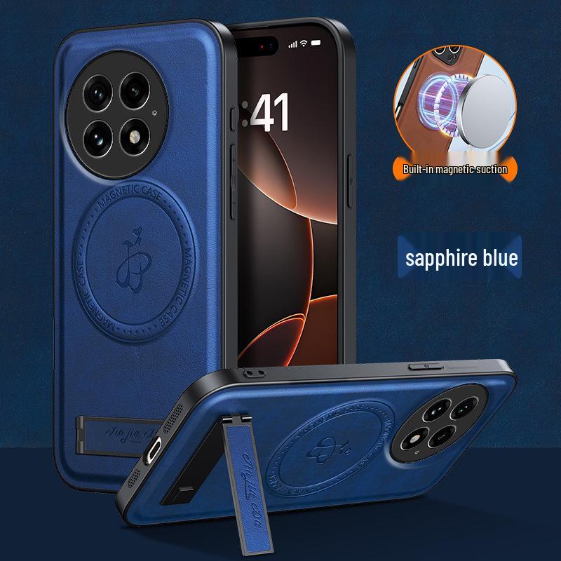 OnePlus 13 Leather Magnetic Case for Nord 5/4 with Stand, Drop-Proof Protection