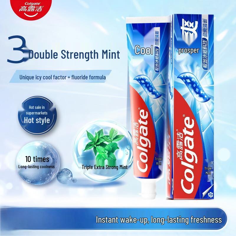 

Colgate Triple Mint Fresh Breath Toothpaste