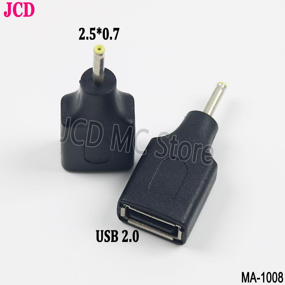 1/2/5Pcs Laptop Tablet USB 2.0 Female to DC 2.5x0.7 3.5x1.35 4.0x1.7 4.8x1.7 5.5x2.1/2.5mm Male Power Jack Connector Adapter