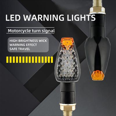 2/4 pièces/set Clignotants LED pour Moto Clignotants LED Moto Pliables Feux de Jour Universels Accessoires Voiture