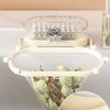 Sponge Rack Foldable Sink Strainer Suction Cup Waste Hanging Net Bracket  Leftover Soup
