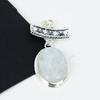 Rainbow Moonstone Gemstone Silver Pendant In 925 Sterling Silver- Handmade Design, Everyday Wear Jewelry, Unique Rainbow Moonstone Pendant Gifts