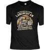 Men'S Short Sleeve Black T-Shirt Leg Dich Nie Mit Einem Landwirt An Farmer For Lovers