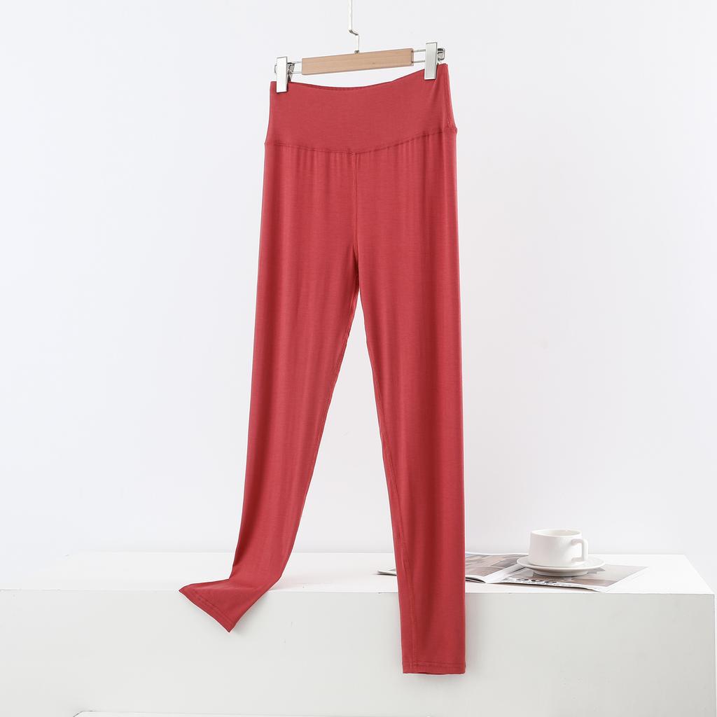 Plus size L to 6XL Modal Thermal Leggings for Women High-Waisted Slimming Tummy Control Butt-Lifting Ankle-Length Base Layer Pants