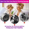 12 Pieces Of Hair Curlers Without Heating Hair Curlers Without Heating Self-Adhesive Hooks And Coils DIY Styling Tool Clips