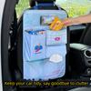 Cartoon Pattern Rear Door Hanging Bag Large Capacity Car Interior Organizer  Dormitory Use