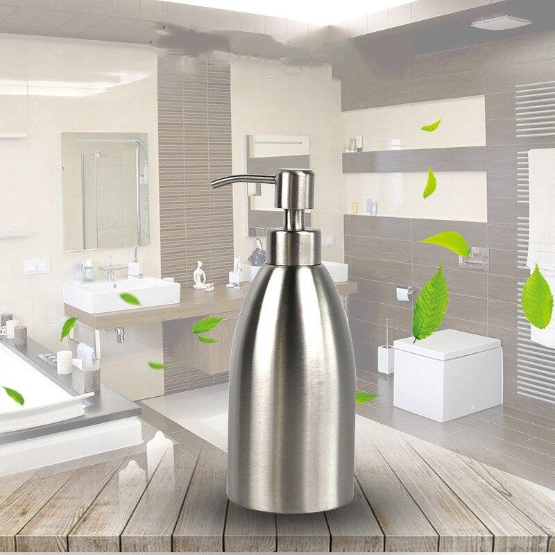 500ml Stainless Steel Soap Dispenser Kitchen Dispenser Bathroom Faucet Bathroom Shampoo Soap Soap Container | Liquid Soap Dispensers