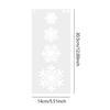 Holiday Stencils Christmas Snowflake Stencils Template Santa Footprint Reusable Drawing Template Christmas For Painting On Wood