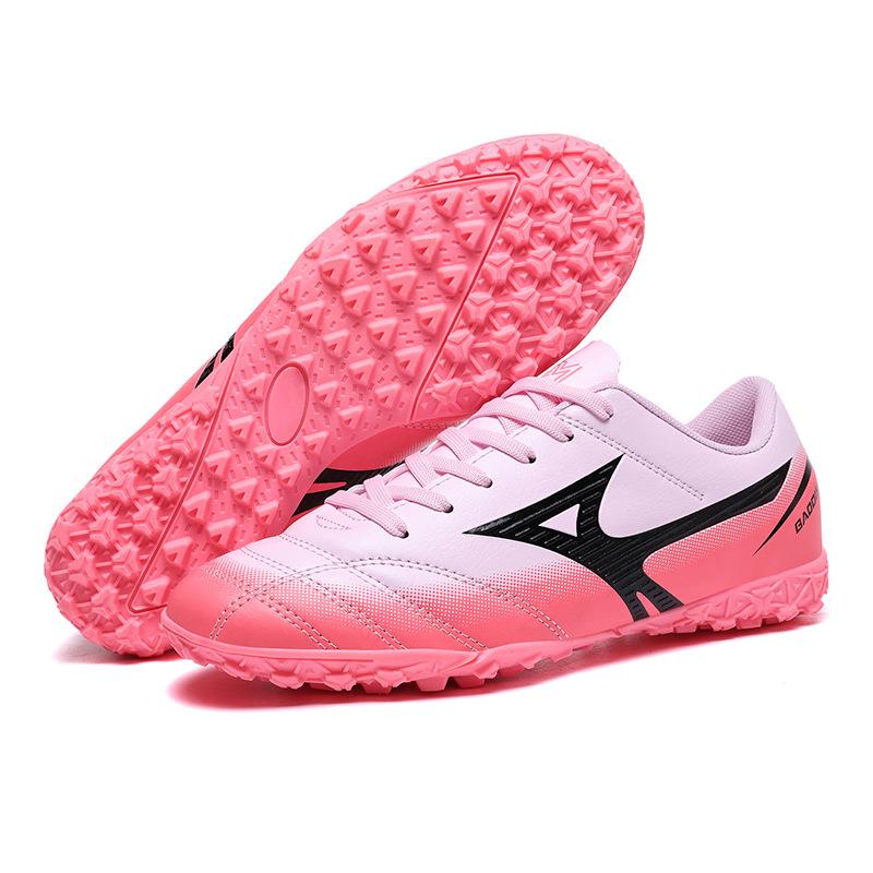 Low-Top Football Shoes Tf Broken Nails Artificial Turf Ag Nails Leather Feet Boys And Girls Children Youth Student Training Shoes