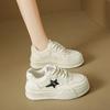 Women's Thick-Soled Sneakers  Summer New Platform Platform Height Increasing Shoes Female Student Casual XINGX White Shoes for Women