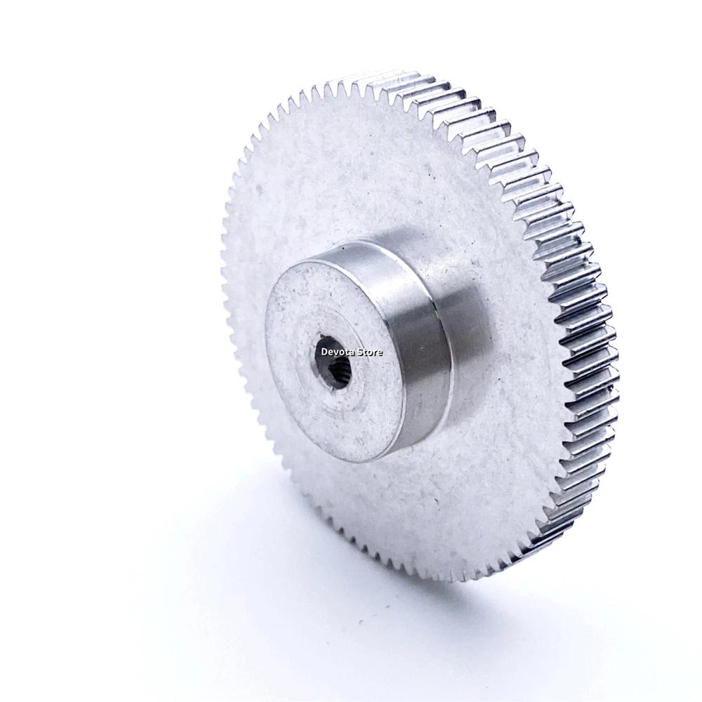 0.6M 80T 5/6/8/10/12mm Hole M4 Aluminum Gear Metal Wheel