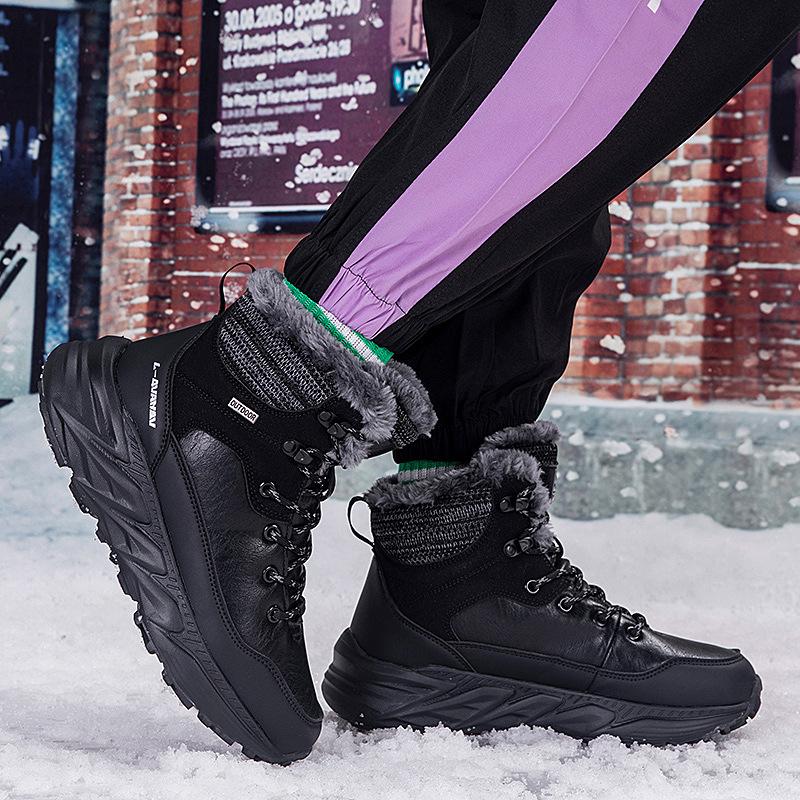 New cotton shoes waterproof snow boots winter velvet sports shoes cold-proof and warm short boots
