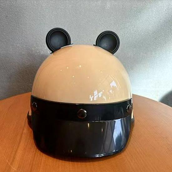 Certified Lightweight Universal Half Helmet for Electric Vehicles – Stylish, Retro, All-Season Safety Helmet