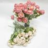 Bujor artificial cu tulpină 3 capete Flori false realiste nunta biroul de acasă centru de masă ramură florală artificială aranjament de flori