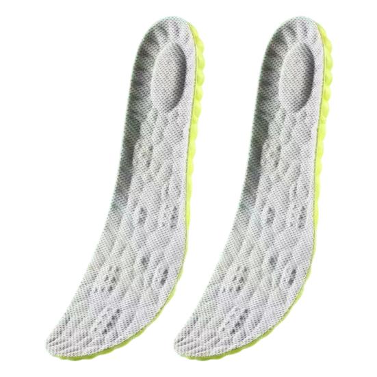 1 Pair Inner Heightening Insole Breathable Anti-Odor Arch Support Multi-Level Height 1.5/2.5/3.5cm Ergonomic Shoe Inserts for Sports Shoes