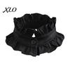 Retro Princess Style Collar French Ruffled Fake for Women, Detachable with Collared Accessory Women Button, Cotton Pleated Dickey Cuffs Sweaters