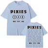 Pixies Koszulka Graficzna Stardust 2026 Trasa Światowa Codzienne Noszenie Koszulki z Nadrukiem Streetwear Damskie Męskie Codzienne Topy Letnia Bawełniana Koszulka