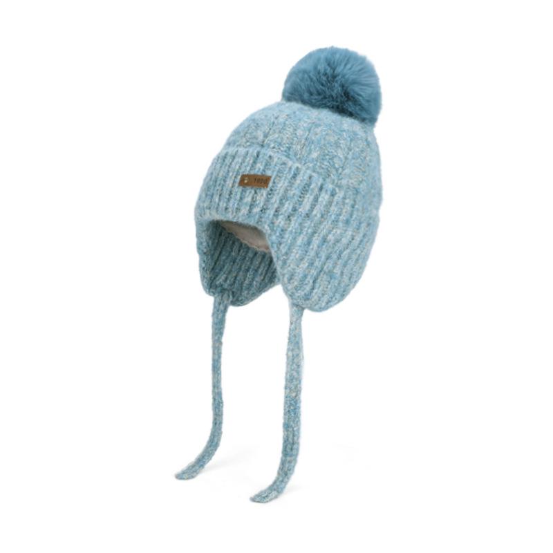 

Women s Winter Pompon Hat: Warm, Versatile, Ear Protection, Knit Design for Large Heads, Small Face Look.