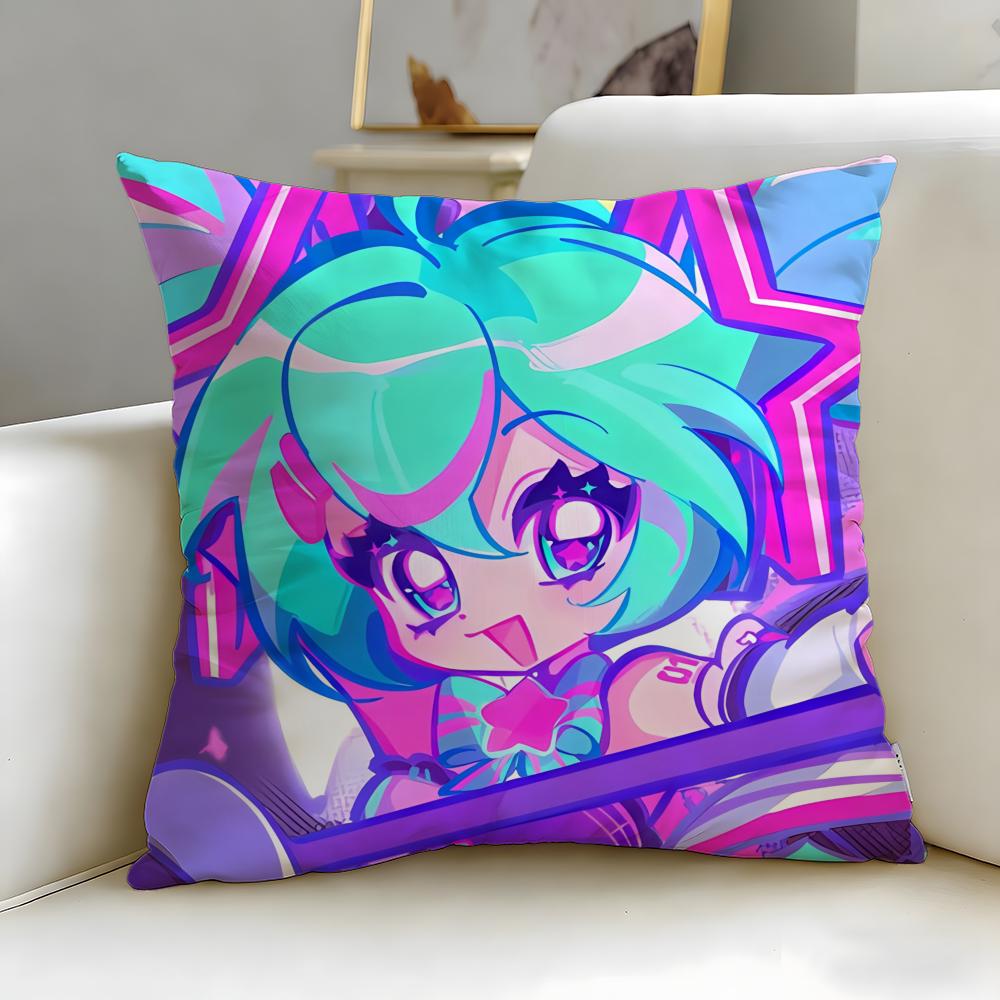 

popular game Muse Dash Cushion Cover Soft & Easy-Wash Pillow Case – Versatile for Couch, Bed, Travel and Office 30cmx30cm