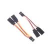 Sale 5 Pcs Jr/Futaba Style Servo 1 To 2 Y Harness Leads Splitter Cable Male To Female Extension Lead Wire For Rc Models 7Cm