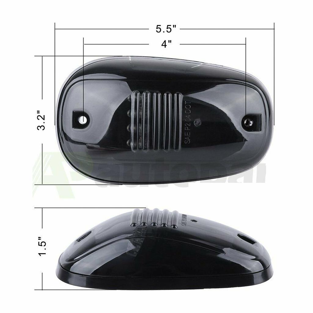 For Dodge Ram 1500/2500/3500/4500/5500 For 4x4 /Off-Road / SUV /Jeep / RV LED Cab Roof Top Marker Running Clearance Lights