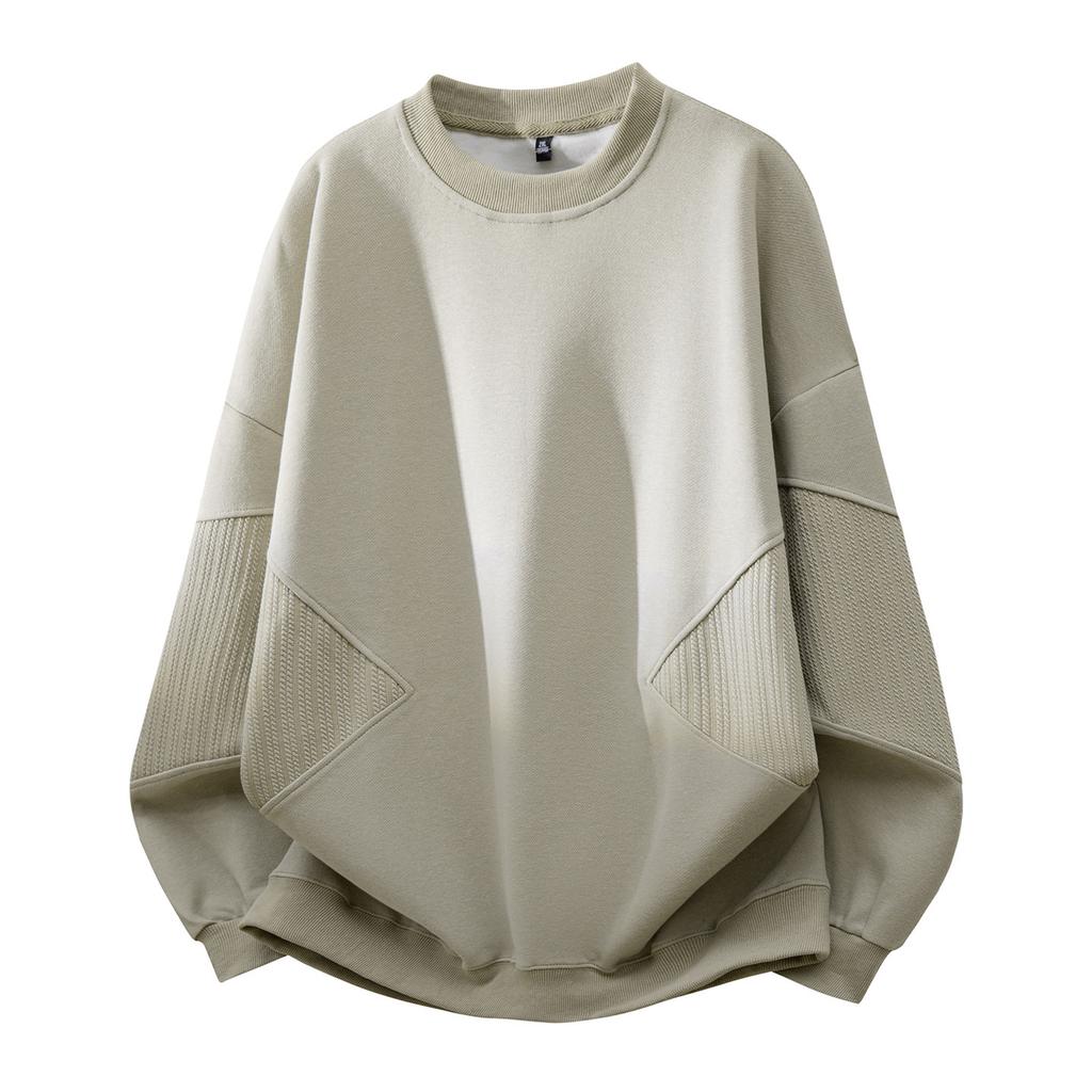 Spring Design Sense Loose Casual Versatile Trend Round Neck