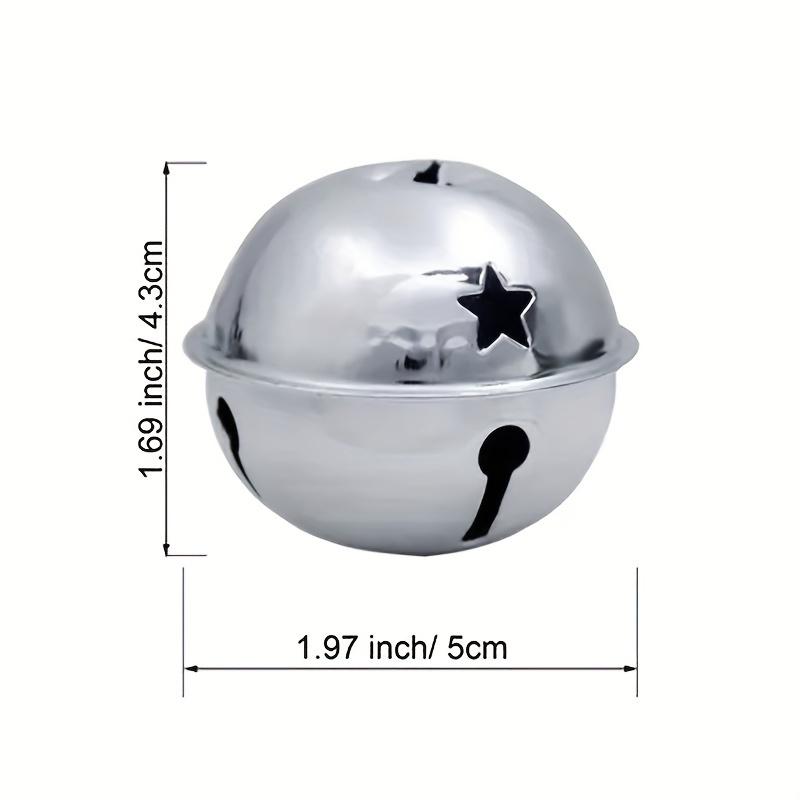 10 sztuk dzwonków świątecznych z pięcioma gwiazdkami, dzwonki do robótek ręcznych do dekoracji domu, dekoracji świątecznych, dekoracji ślubnych, dekoracji prezentów, rękodzieła DlYMaking