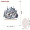 Acrylic Jesus Nativity Scene Statue Ornament - Ideal for Valentine's, Mother's Day, or Halloween Gifts