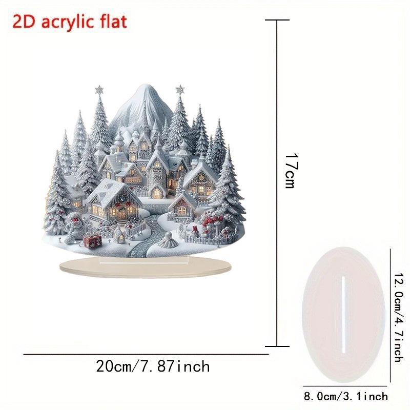 Acrylic Jesus Nativity Scene Statue Ornament - Ideal for Valentine's, Mother's Day, or Halloween Gifts