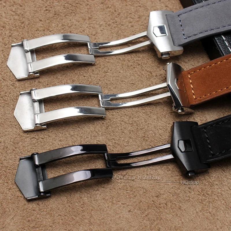 Genuine Leather Replacement Strap for Tag Heuer Carrera Monaco Series 20 22mm Frosted Cowhide Bracelet Universal Breathable Belt