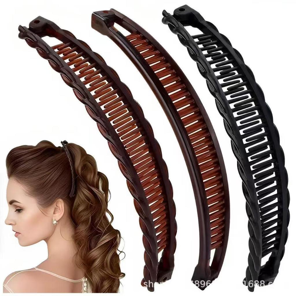 Korean Style Double Comb Hair Accessory for Bun & Updo