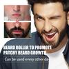 Beard Roller for Men, Moisturizing & Nourishing Beard Care Tool, Grooming Roller for Beard Hair, Shaving Cleaning & Repair Beard Comb