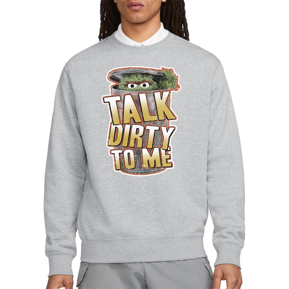 Sesame Street Unisex Adult Talk Dirty To Me Sweatshirt