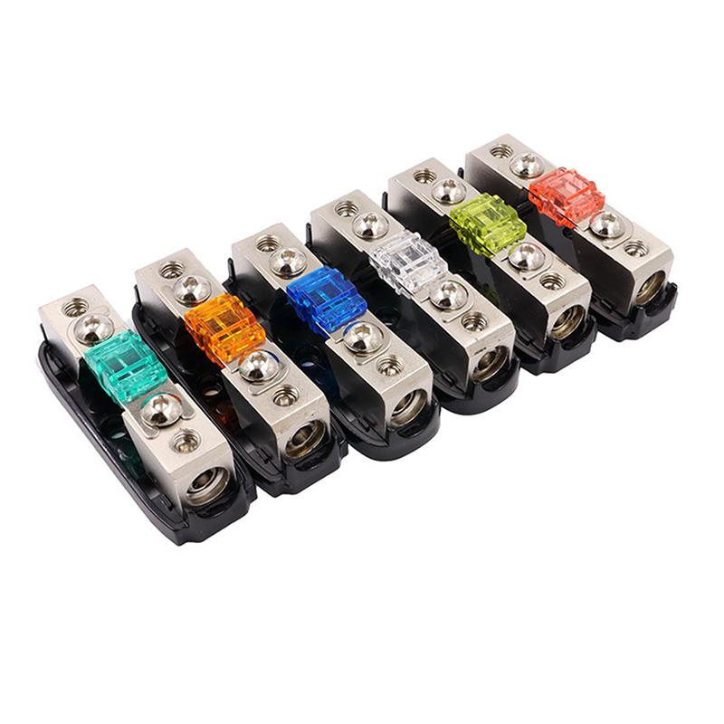 Car Audio Fuse Power Fuse Holder 30-150A Stereo Audio Single Way Agu Fuse Holder
