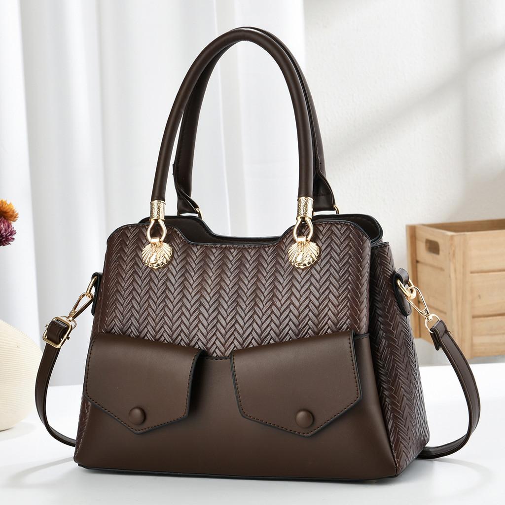 Fashion Womens Pu Shoulder Bag With Zipper Closure For Daily Use