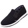 Winter lasagna cloth shoes men's velvet and cotton to keep warm middle-aged and elderly fathers non-slip one-pedal men's shoes