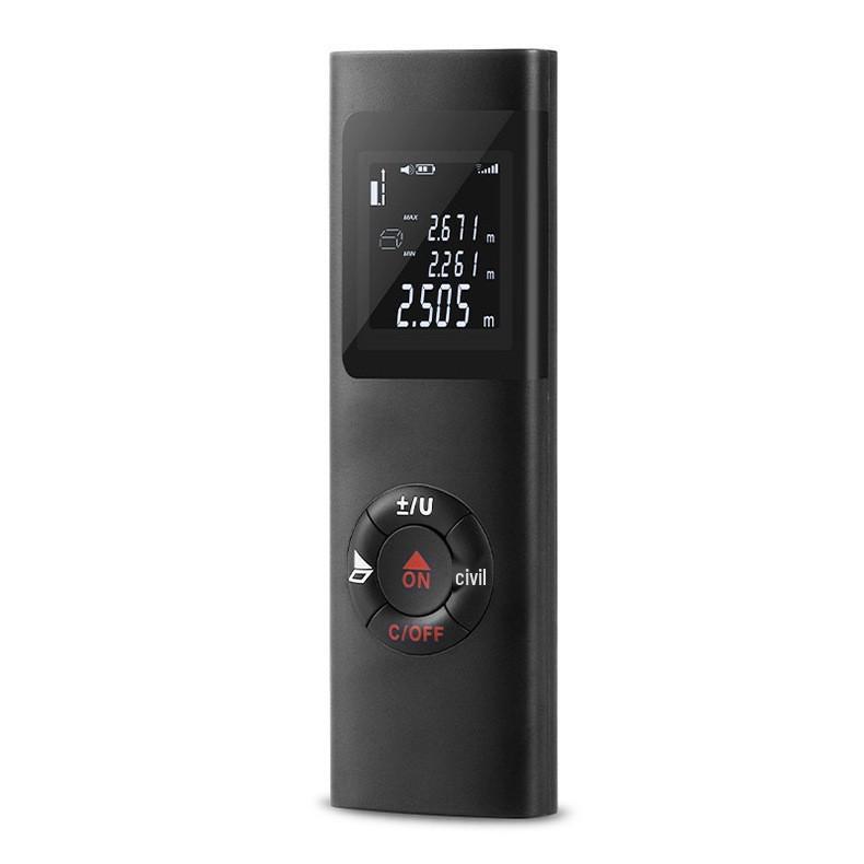 JQ40 Mini Infrared Laser Rangefinder - USB Rechargeable, High Precision Pocket Measuring Tool