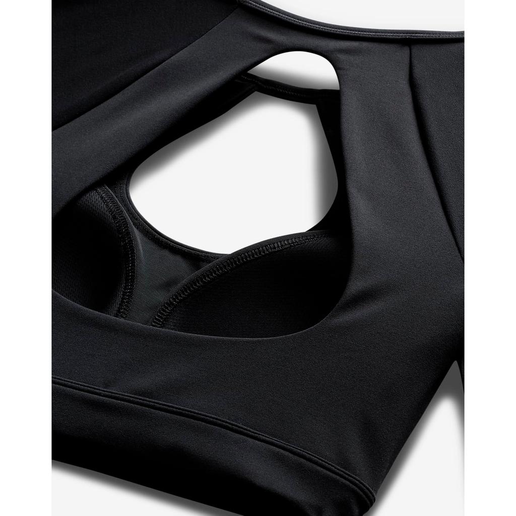 New Nike Women's Long Sleeve Crop Top Black FB4103-010