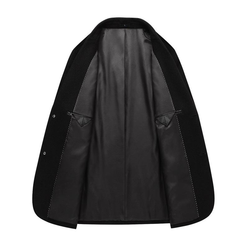 Casual Suit Autumn and Winter Woolen Suit Men's Korean Version Slim Wool Small Suit Men's Woolen Jacket Top