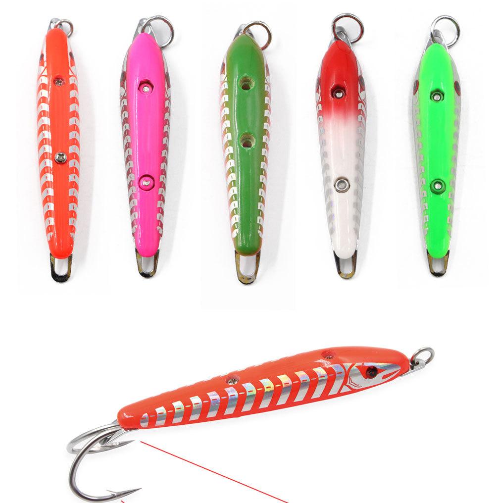 Super Long Cast 22g 45g 70g Metal Spoon Jig Lure Saltwater Freshwater Bionic Hard Bait for Seabass Trout Mackerel