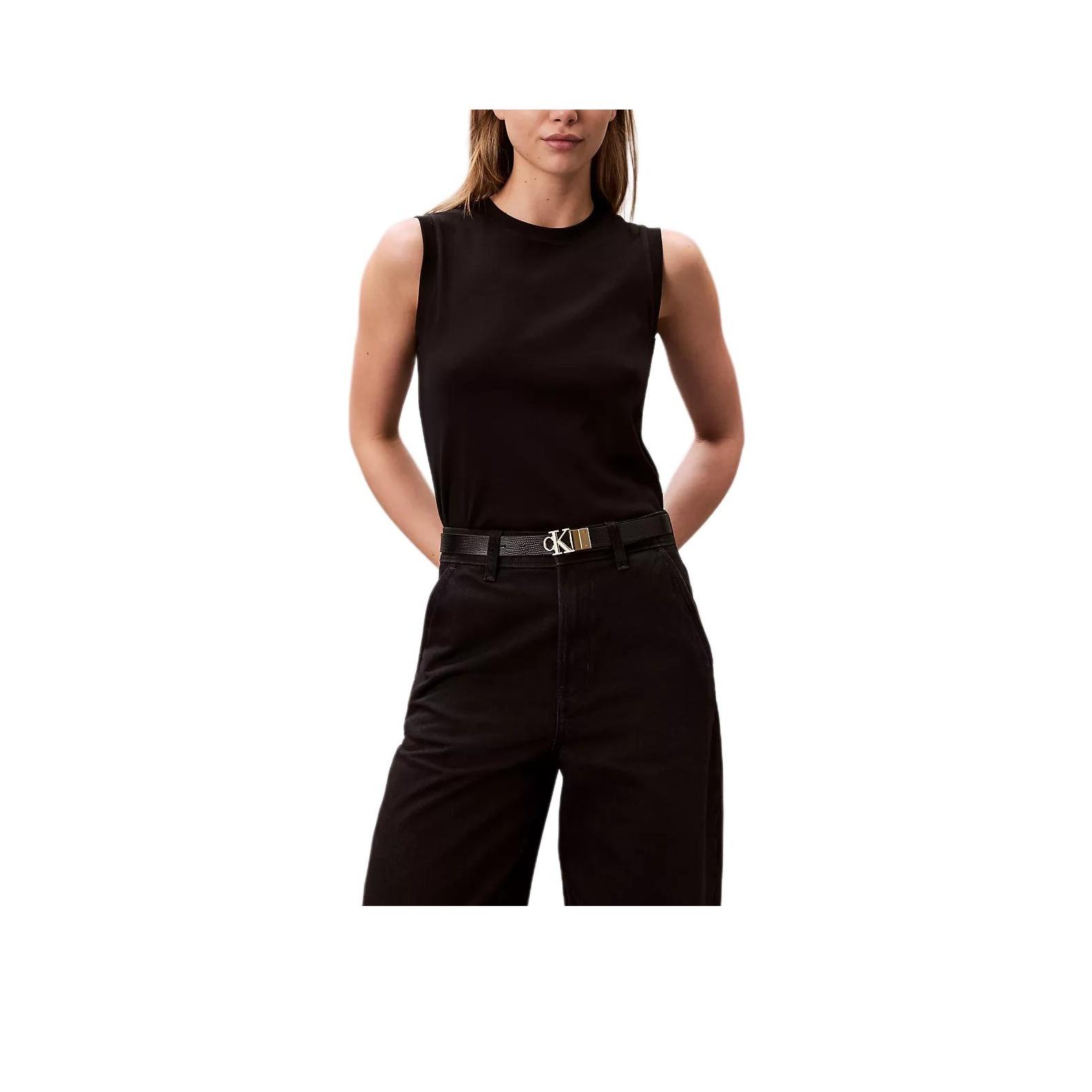 

Calvin Klein Slim Fit Round Neck Comfortable Breathable Simple Vest Women tops 47C201G-UB1 S
