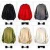 Mao Ren Unisex Thick Warm Round Neck Pullover Sweater